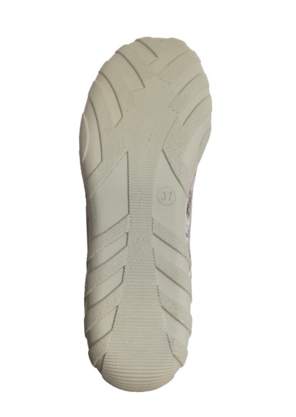 Damensneaker in H-Weite blau/print